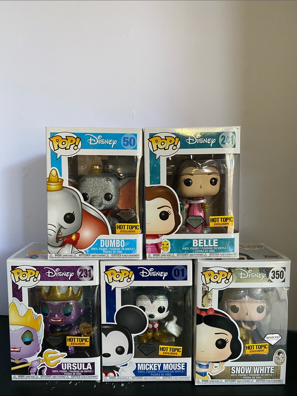 Funko Pop Disney - Diamond Collection Hot Topic Exclusive